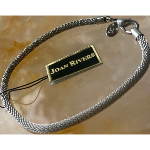 Joan Rivers Herringbone Western Vintage Large Silver Women's Bracelet - Picture 9 of 15